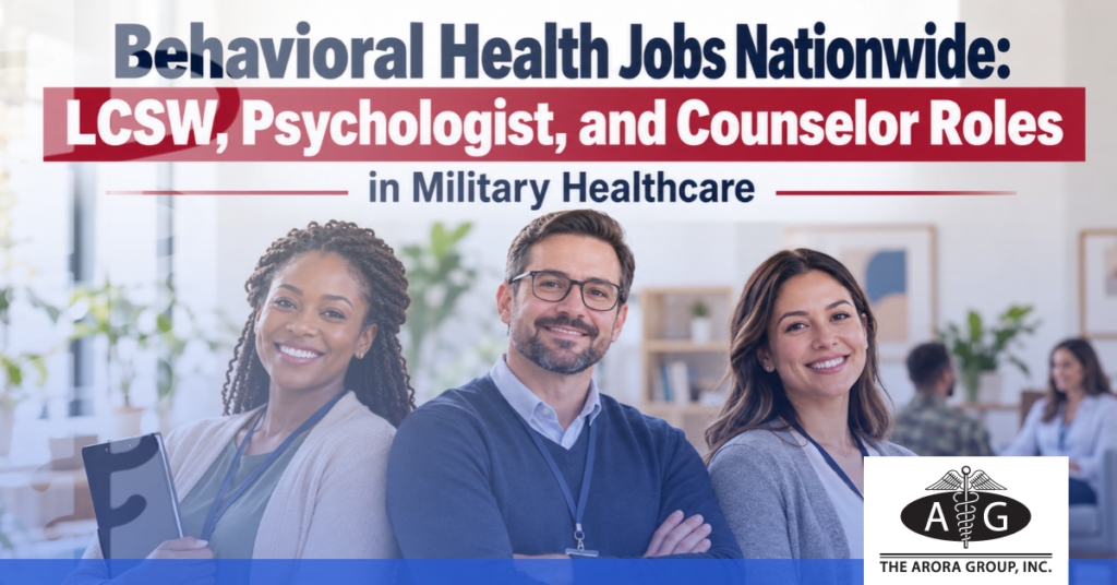 military behavioral health jobs, LCSW jobs military, clinical psychologist jobs government, behavioral health recruiter, salary expectations for clinical social workers